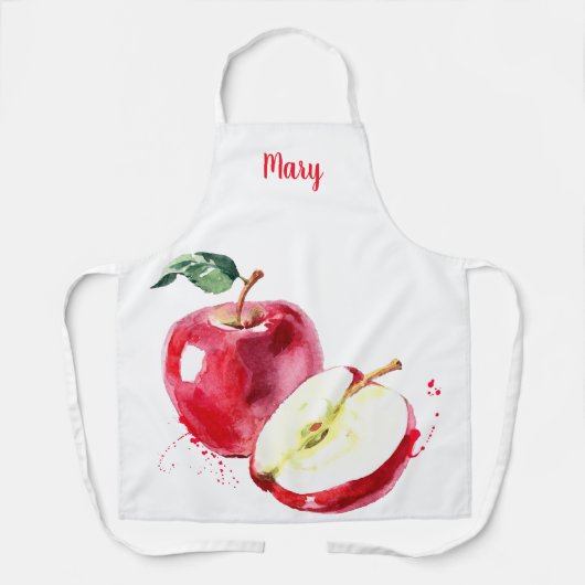 Waterverf Red Apple Schort (Voorkant)