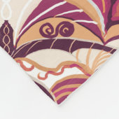 Waterverf Red Azulejo Spaanse Tegel Fleece Deken (Hoek)