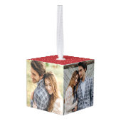 Waterverf Red Barn Foto Decoratie (Achter hoekig)