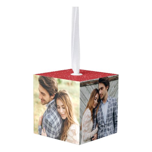 Waterverf Red Barn Foto Decoratie (Achter hoekig)