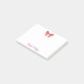 Waterverf Red Bow Post-it® Notes (Schuin)