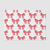 Waterverf Red Bow Tissuepapier (Voorkant)