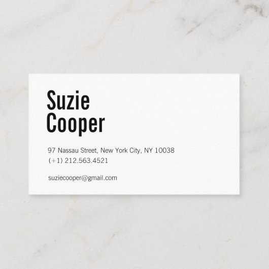 Waterverf Red en Gold Professional Visitekaartje (Achterkant)