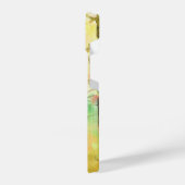 Waterverf Red Fox Animal Autumn Herfst Forest iPhone Hoesje (Linkerkant)