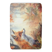 Waterverf Red Fox Herfst herfst kleur Natuur Badmat (Voorkant Verticaal)
