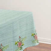 Waterverf Red Gerbera Daisy w / Greenery 52 "x 70" Tafelkleed (Voorbeeld)