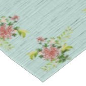 Waterverf Red Gerbera Daisy w / Greenery 60" x 104 Tafelkleed (Gekanteld)