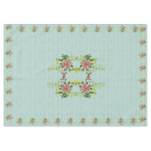 Waterverf Red Gerbera Daisy w / Greenery 60" x 84" Tafelkleed (Voorkant (Horizontaal))