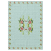 Waterverf Red Gerbera Daisy w / Greenery 60" x 84" Tafelkleed (Voorkant)