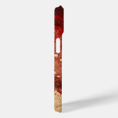 Waterverf Red Gold Glitter iPhone/iPad draagtas Case-Mate iPhone Case (Achterkant / Rechts)