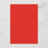 Waterverf Red Heart Wedding Details Kaart (Achterkant)