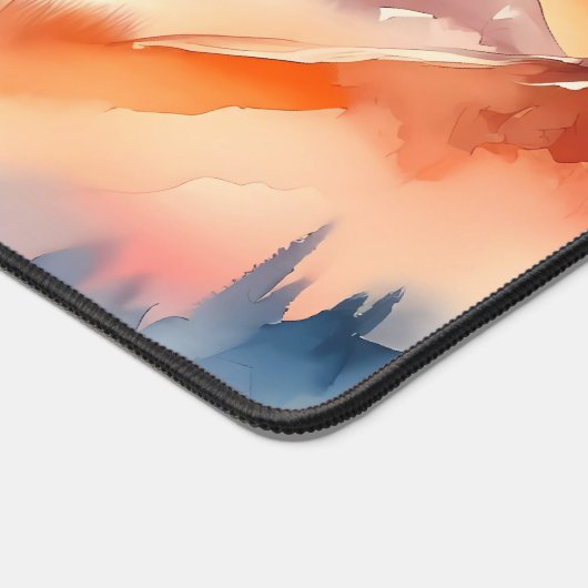 Waterverf Red Mountain Bureaumat (Hoek)