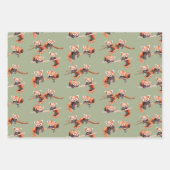 Waterverf Red Panda Beer Inpakpapier Vel (Voorkant 2)