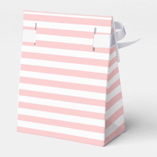 Waterverf Red Petunias roze witte strepen Bedankdoosjes (Achterkant)