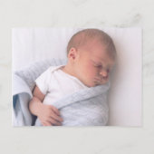 Waterverf Red Poppies Geboorteaankondiging Aankondigingskaart (Achterkant)