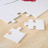 Waterverf Red Poppy Garden Flower Floral art Legpuzzel (Zijkant)