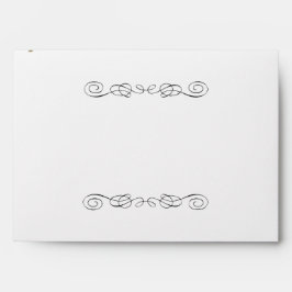 Waterverf Red Rose - Geadresseerde enveloppen