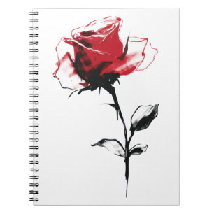 Waterverf Red Rose Notitieboek
