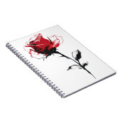Waterverf Red Rose Notitieboek (Rechterzijde)