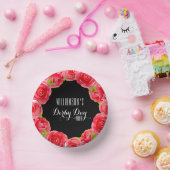 Waterverf Red Roses Derby Papieren Kommen (Feest)