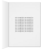 Waterverf Red Roses Happy Birthday Wenskaart (Binnen (Rechts))