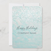 Waterverf red truck party company invitat kaart (Achterkant)