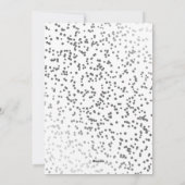 Waterverf Red Truck Silver Snowy Kerstmis Feestdagenkaart (Achterkant)