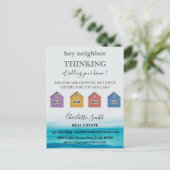 Waterverf Referral Farming Real Estate Agent Briefkaart (Staand voorkant)