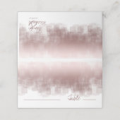 Waterverf reflecteert het Roos ID774 van het Kanee Plaatskaartje (Buitenkant ongevouwen)