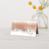 Waterverf reflecteert tabel lay-out ID774 Plaatskaartje (Achterkant)