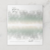 Waterverf reflecteert tabel Sage ID774 Plaatskaartje (Buitenkant ongevouwen)