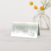 Waterverf reflecteert tabel Sage ID774 Plaatskaartje (Achterkant)