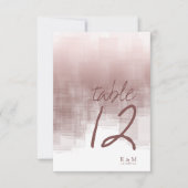 Waterverf reflecteert tabelnummer kaneel ID774 Kaart (Voorkant)