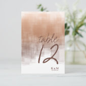 Waterverf reflecteert tabelnummer lay-ID774 Kaart (Staand voorkant)