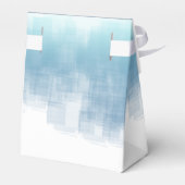 Waterverf Reflecties Bedankt Blauw ID774 Bedankdoosjes (Achterkant)