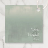 Waterverf Reflecties Bedankt Sage ID774 Bedankjes Labels (Achterkant)