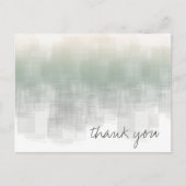 Waterverf Reflecties Bedankt Sage ID774 Briefkaart (Voorkant)