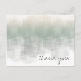 Waterverf Reflecties Bedankt Sage ID774 Briefkaart