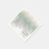 Waterverf Reflecties Bedankt Sage ID774 Servet (Hoek)