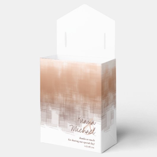 Waterverf Reflecties Dank je wel Clay ID774 Bedankdoosjes (Geopend)