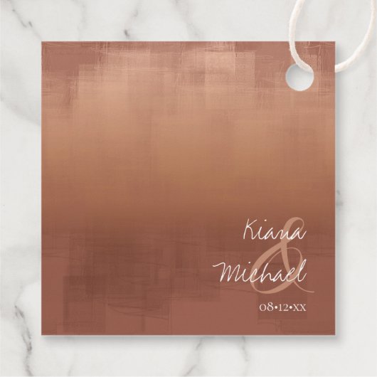 Waterverf Reflecties Dank je wel Clay ID774 Bedankjes Labels (Achterkant)