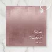 Waterverf Reflecties Dank u Kaneel ID774 Bedankjes Labels (Achterkant)