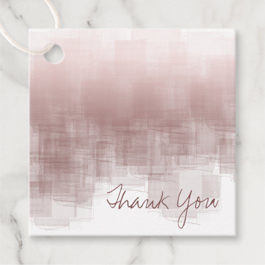 Waterverf Reflecties Dank u Kaneel ID774 Bedankjes Labels (Voorkant)