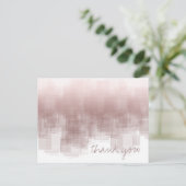 Waterverf Reflecties Dank u Kaneel ID774 Briefkaart (Staand voorkant)