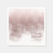 Waterverf Reflecties Dank u Kaneel ID774 Servet (Voorkant)