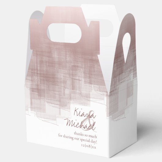 Waterverf Reflecties Dank u Kaneel V2 ID774 Bedankdoosjes (Geopend)