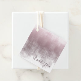 Waterverf Reflecties Dank u Mauve ID774 Bedankjes Labels