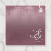 Waterverf Reflecties Dank u Mauve ID774 Bedankjes Labels (Achterkant)