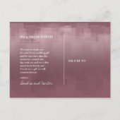 Waterverf Reflecties Dank u Mauve ID774 Briefkaart (Achterkant)