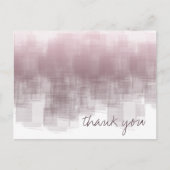 Waterverf Reflecties Dank u Mauve ID774 Briefkaart (Voorkant)